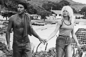 Buzios Brigitte Bardot e Bob Certa foto , RJ, Brasile