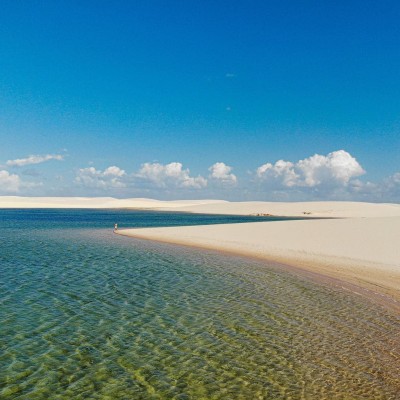 Brasile dune Lagoa Azul Lenis Maranhenses MA, Brasile