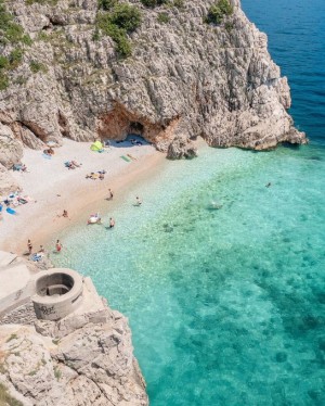 spiagge Brsec, Croazia - Europe